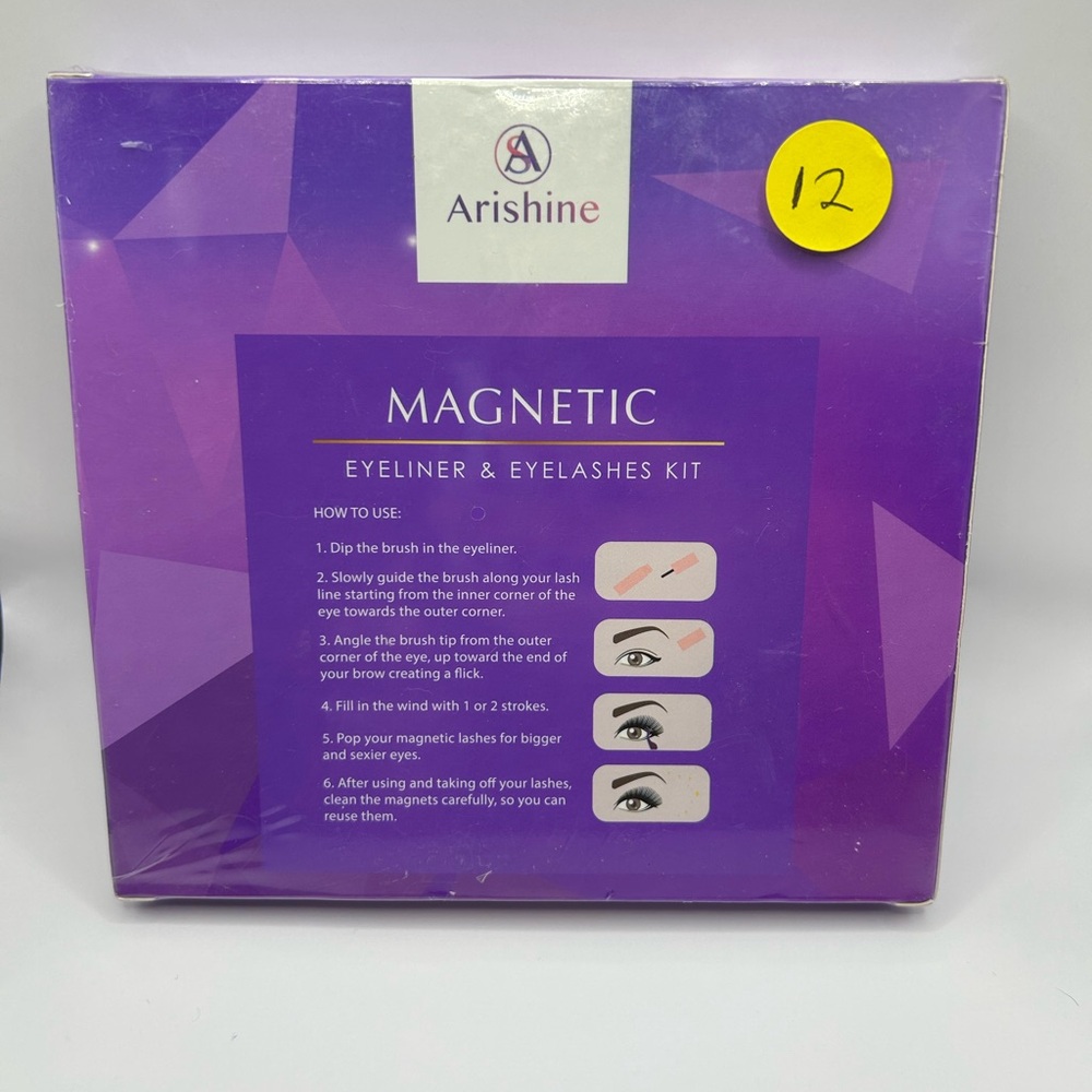 Makeup Geek Magnetic Eyeliner & Eyelashes Kit - Purple - Picture 2 of 2